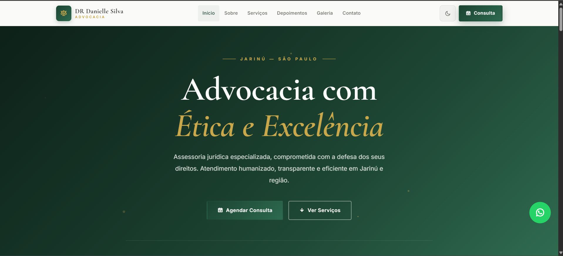 Área de espera confortável